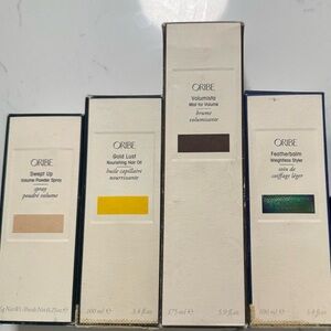 NEW- Oribe Hair Styling Collection with Yellow and Brown Accents